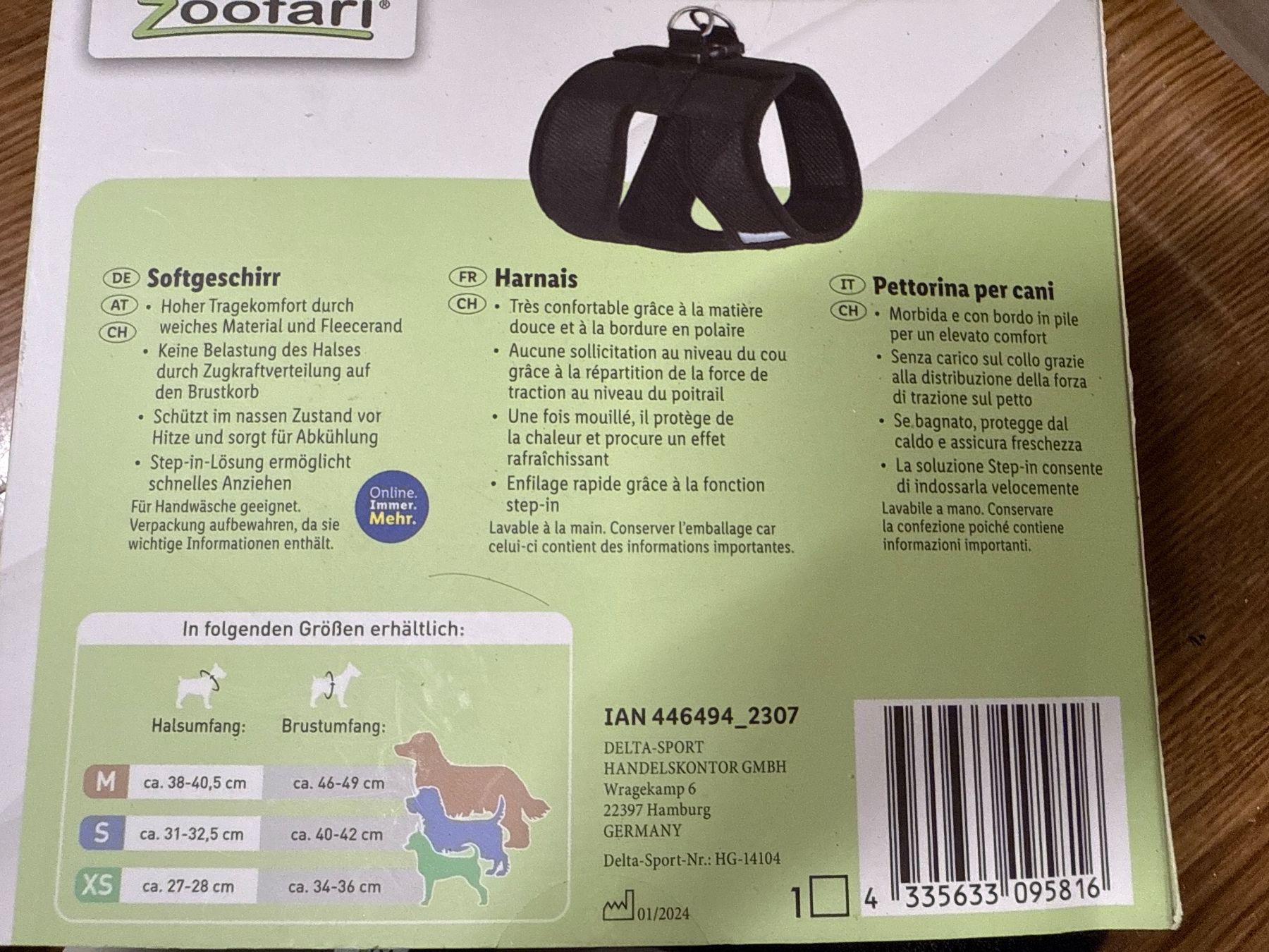 Guinzagli & Collari: Hunde Softgeschirr M – Nuovo e nell'imballaggio originale da Amriswil venduto da used2use 4