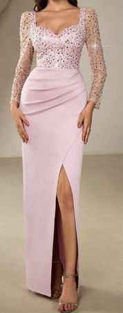 Elegantes Abendkleid in rosa, Grösse S