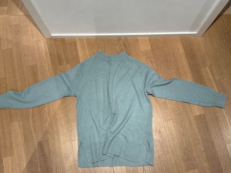 H&M 100% Kaschmirpullover blau L ( aber ehr eine s/m)