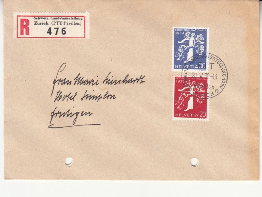 Alle Briefmarken: Landi 1939 3 Briefe – Gebraucht aus Bürglen TG von StampGraf 1