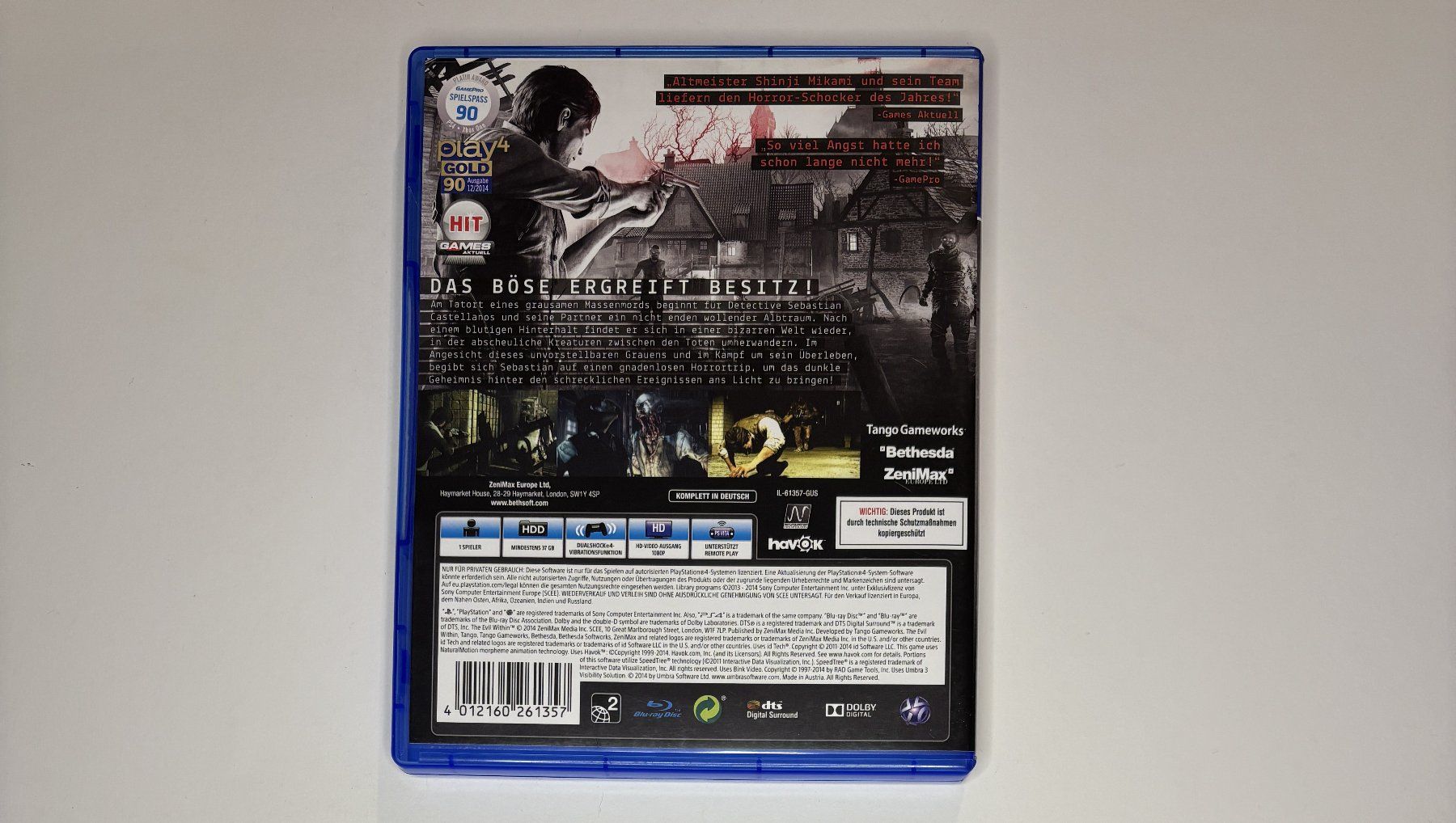 Giochi: PS4 - The Evil Within – Usato da Allschwil venduto da Bullach 2
