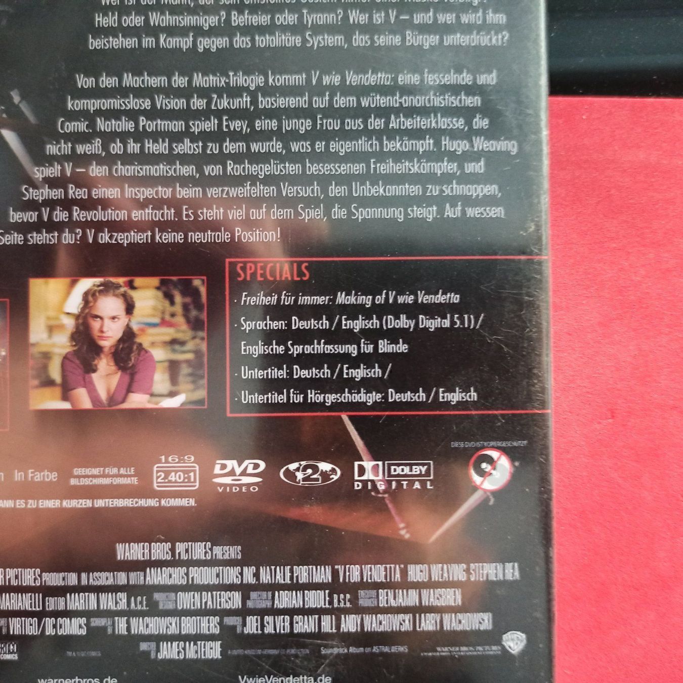 Tutti i DVDs: V wie Vendetta – Usato da Dübendorf venduto da kb86_MOVIE 2
