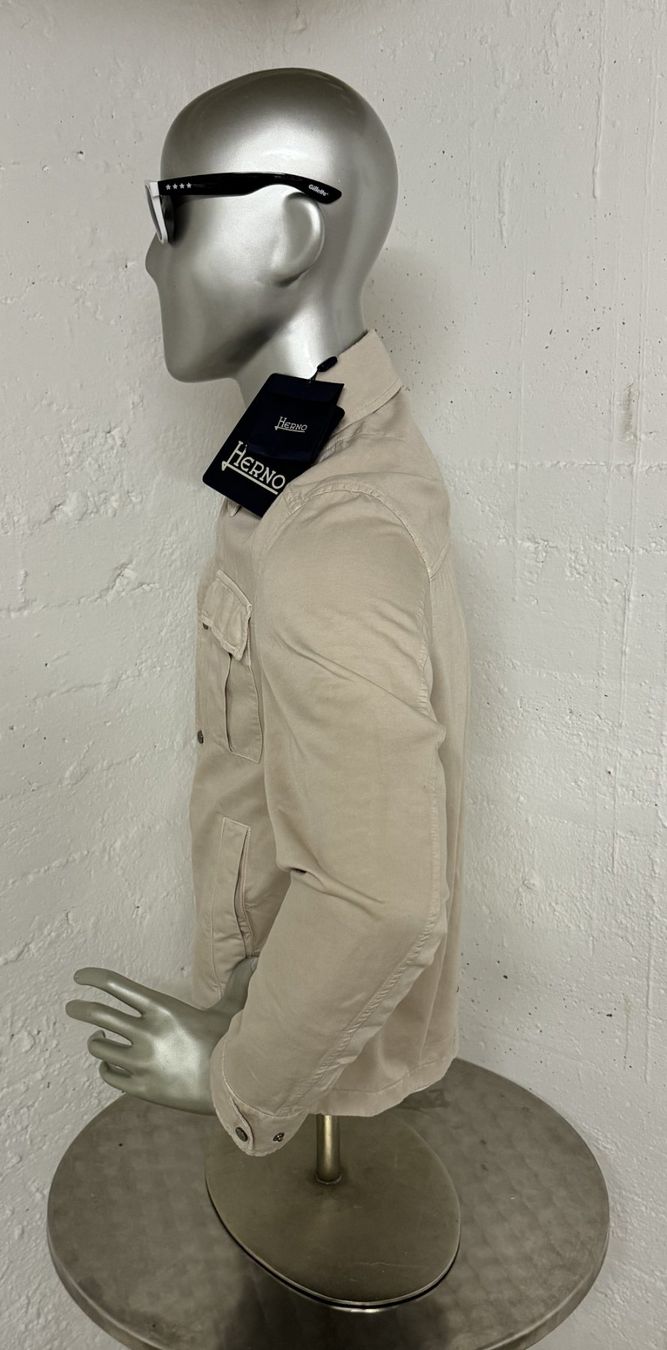 Camicie: HERNO Hemd mit Brusttaschen, Grösse 46 = M/L ... – Nuovo e nell'imballaggio originale da Chur venduto da Papageibarsch77 2