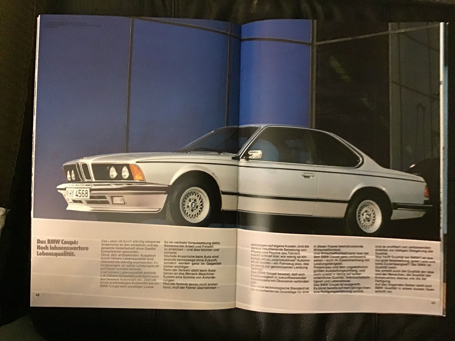 BMW Documenti: BMW 635 CSI Verkaufsprospekt 1984 – Usato da Scherzingen venduto da Starseller62 6