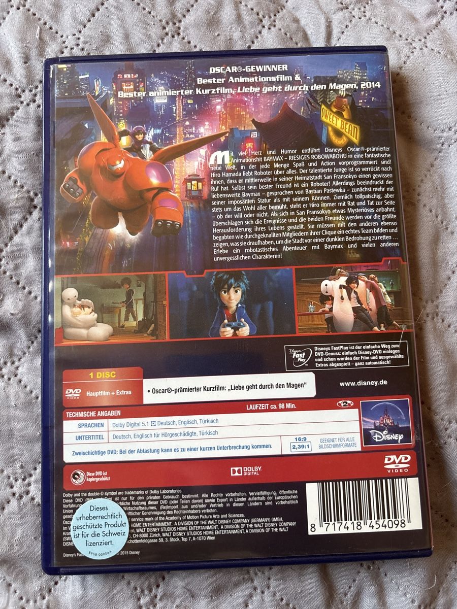 Alle DVDs: Baymax (2904) – Gebraucht aus Ruswil von Slivio_ 1