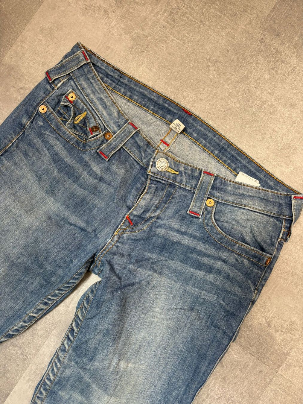 True Religion Jeans: True Religion Bootcut Flared Jeans - Grösse L/30 – Usato da Werdenberg venduto da hase.vintage 3