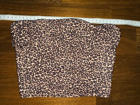 Leopardenmuster Top, Grösse XS