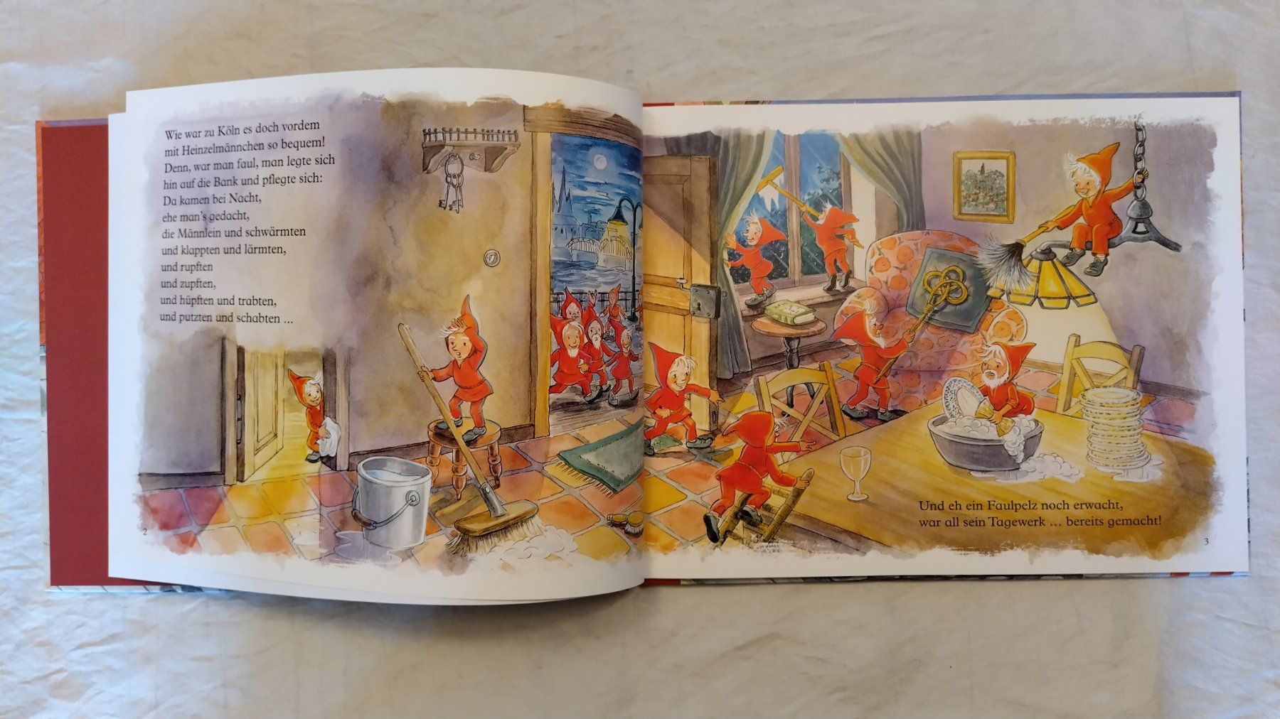 Libri: Die Heinzelmännchen - August Kopisch / Bilderbuch 2019 – Usato da Bellach venduto da JingleJerry 2