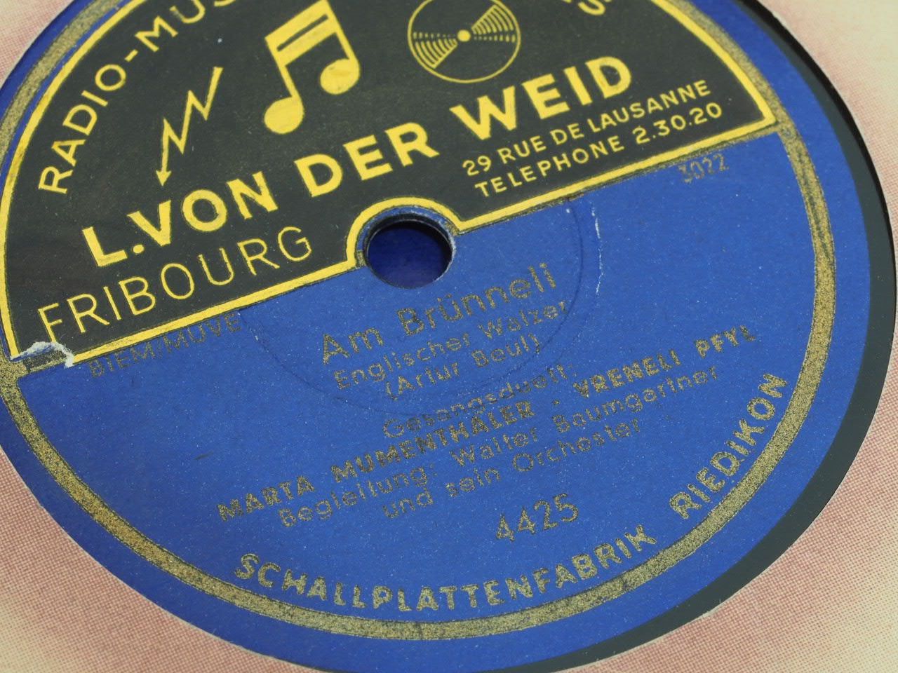 Schallplatten: DISQUES 78 TOURS – Gebraucht aus Lausanne von Leag 5
