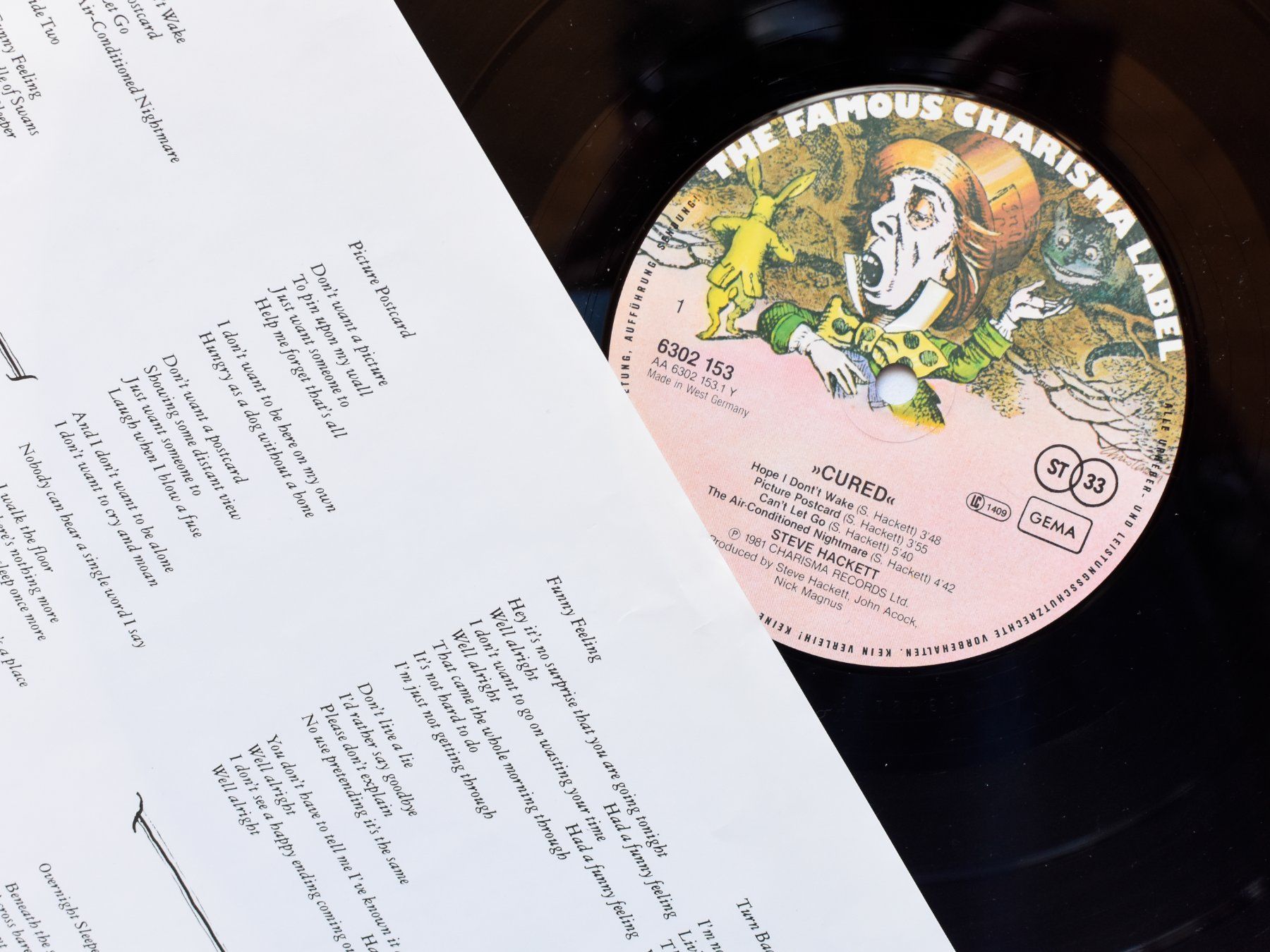 Dischi in vinile: Steve Hackett - Cured – Usato da Belmont-sur-Yverdon venduto da ag97 2