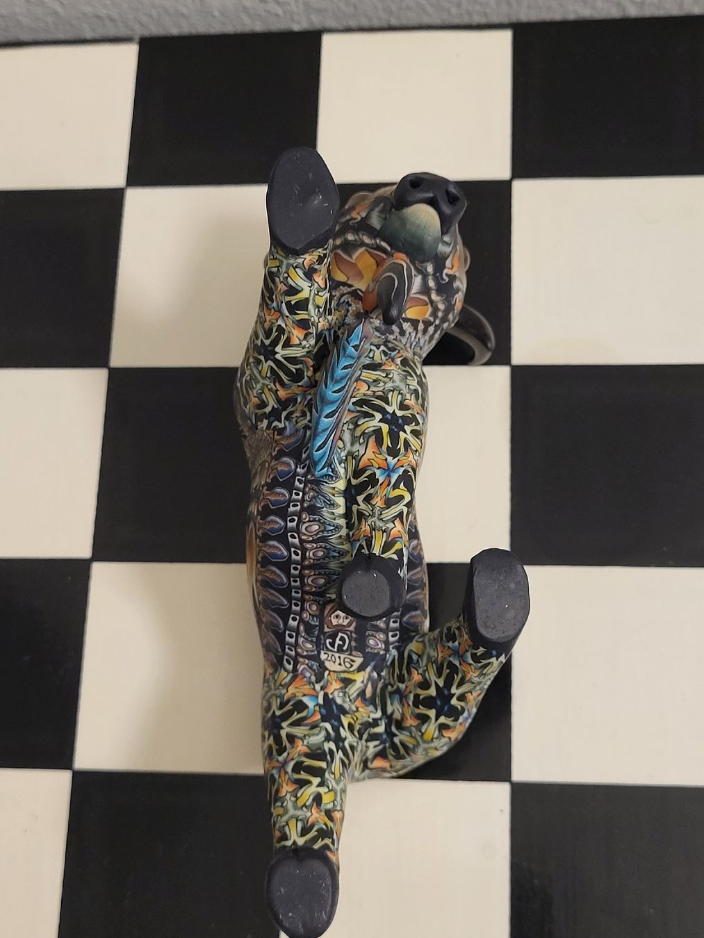 Skulpturen & Statuen: Fimo Bison, handgemacht, Jon Stuart Anderson, 2016 – Gebraucht aus Allschwil von uhrenbinz 5