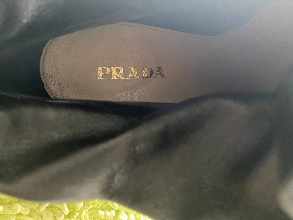 Scarpe da donna: PRADA Stiefelette Schwarz Leder Gr. 40,5 – Usato da Weggis venduto da goo_vn75 4