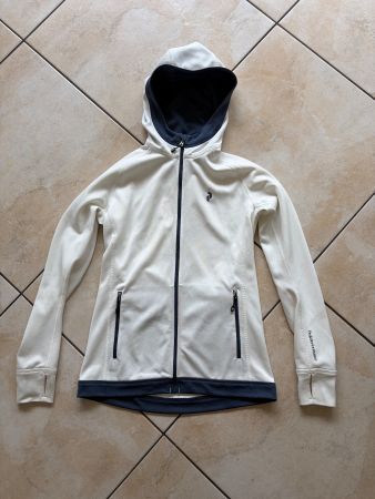 Peak Performance leichte/dünne Sportjacke weiss Grösse S