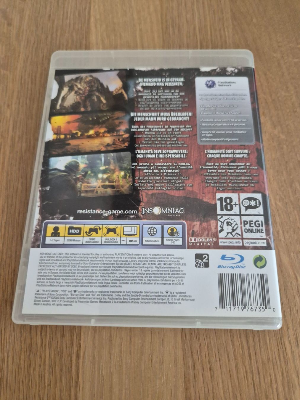 Sony Spiele: Resistance 2 (PS3) – Gebraucht aus Schneisingen von jordan60078 1