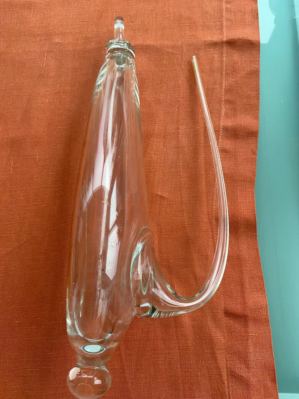 Altri elettrodomestici e apparecchi d’epoca: Vintage stilvoller Glasbarometer H: ca 39cm – Usato da Thalwil venduto da Sommerwende 1