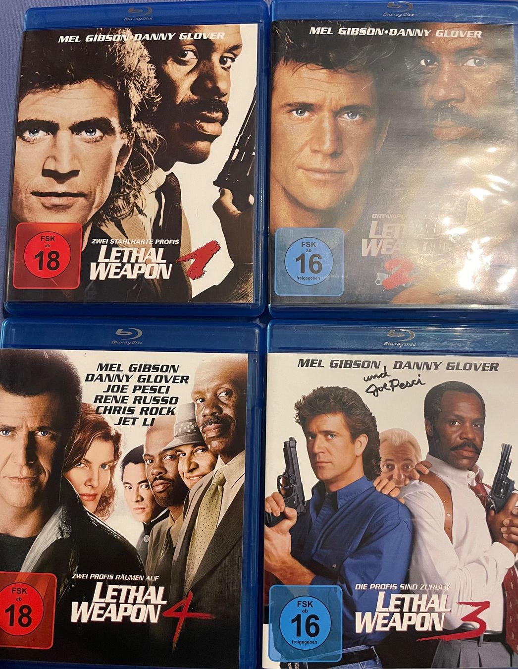 Tutti i DVDs: Lethal Weapon 1 - 4 – Nuovo (secondo la descrizione) da Waldenburg venduto da Gonzo8
