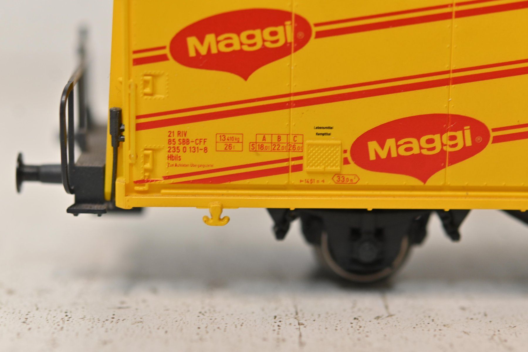 Märklin Modellini di ferrovie: Hbis Maggi Märklin HO/AC mit OVP – Usato da Laupen ZH venduto da Zmoewe 3