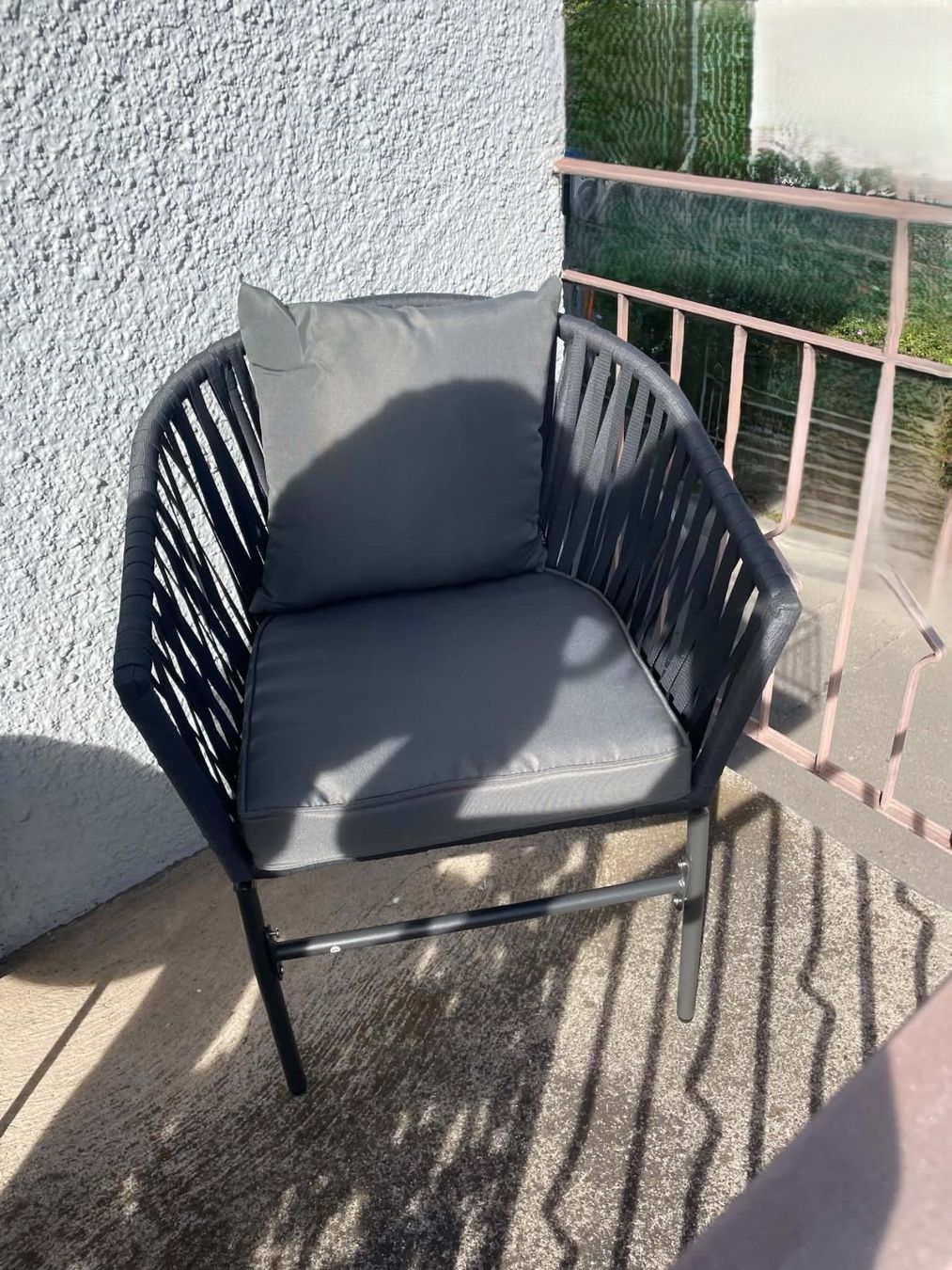 Sedie: 2 Gartenstühle mit Kissen anthrazit – Nuovo e nell'imballaggio originale da Zürich venduto da mar_6szv 2