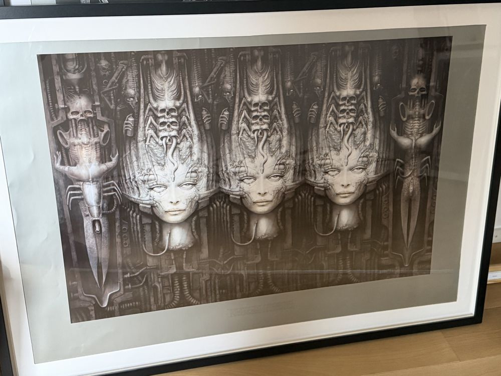Hr Giger Poster im Rahmen (Gebraucht) in Binz für CHF 70 – nur Abholung ...