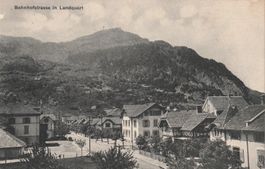 Landquart-Bahnhofstrasse-Graubünden 1913