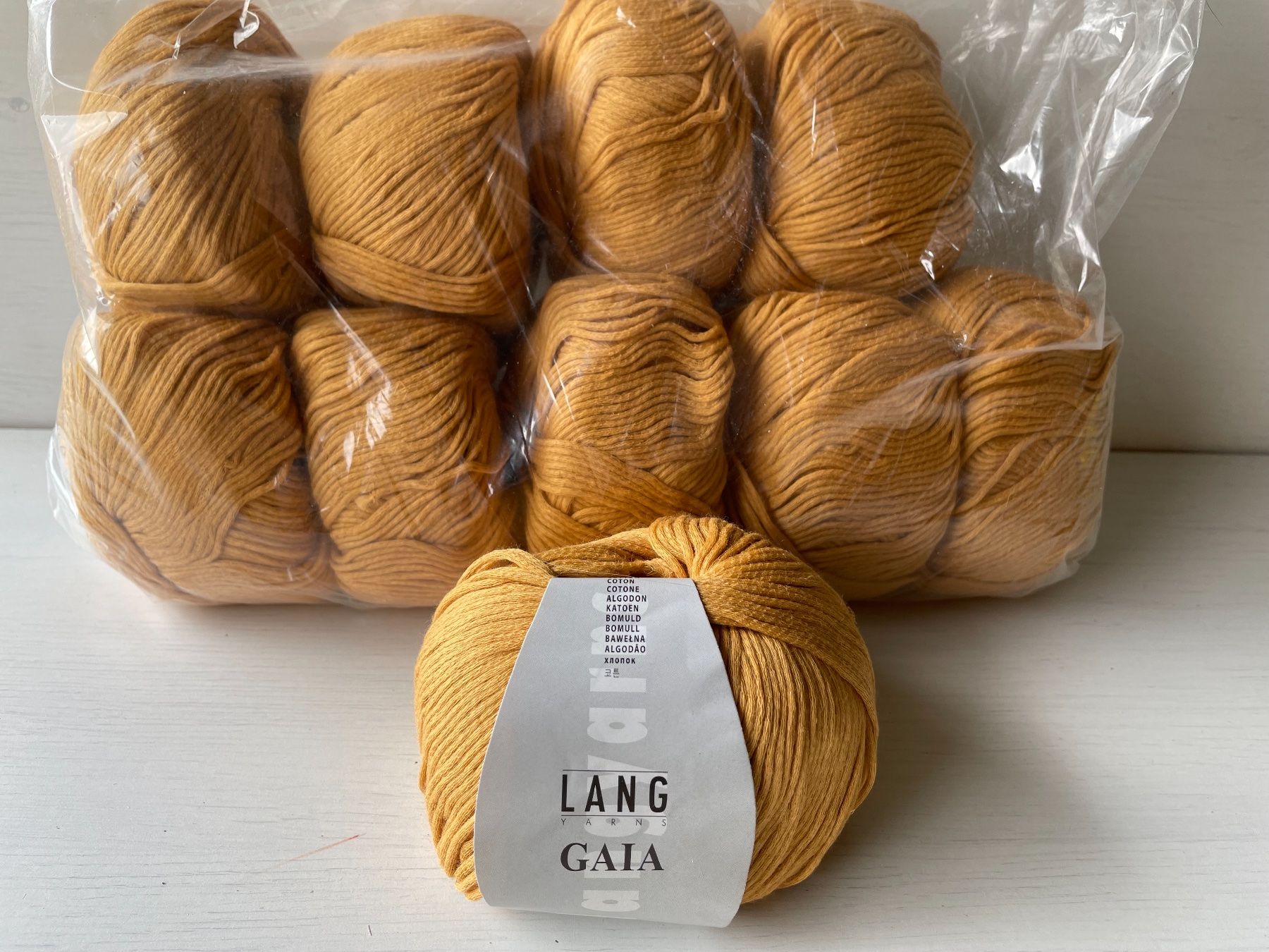 Wolle: 1 Knäuel Gaia Lang Yarns – Gebraucht aus Büsserach von bor_s88m 1