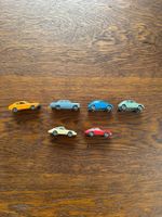 6 Wiking H0 Autos 1:87, 60er/70er Jahre