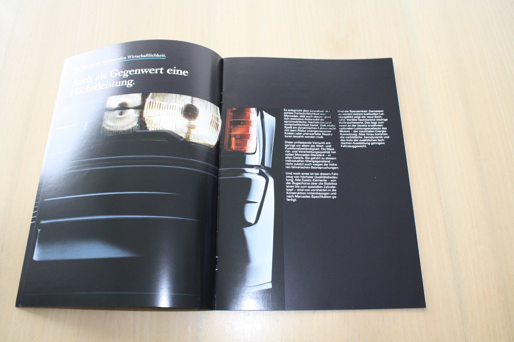 Mercedes-Benz Documenti: Mercedes 190 E 2.3-16 Prospekt - 11/1985 – Usato da Wikon venduto da erwin400 3