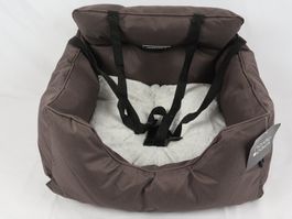 NORDIC PAWS Cozy Lux Hunde-Autoautositz Braun