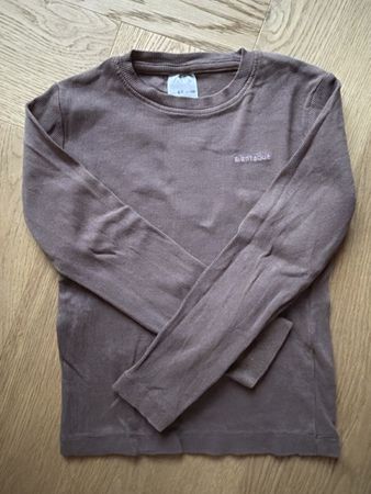 Dunkelbrauner ZARA Pullover 120