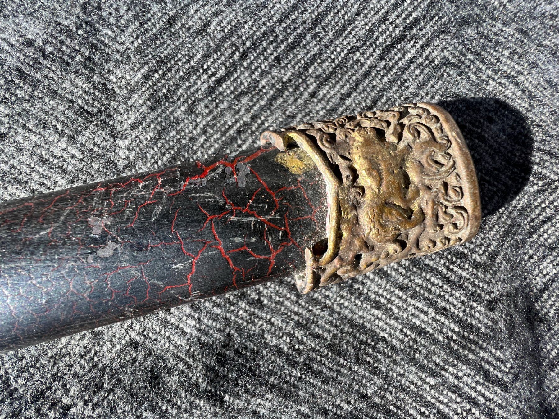 Altre raccolte & rarità: Schwert Katana-Stil, Damast-Optik – Usato da Nidau venduto da ym_fevrier 5