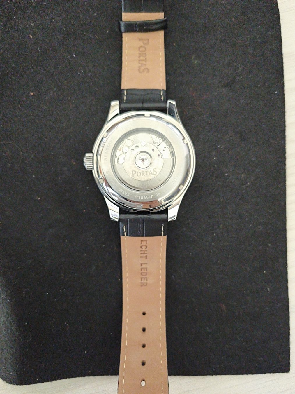 Portas Uhren: Portas Automatikuhr, Herrenuhr, Top Zustand, Lederarmband – Gebraucht aus Hinwil von dar_rm94 1