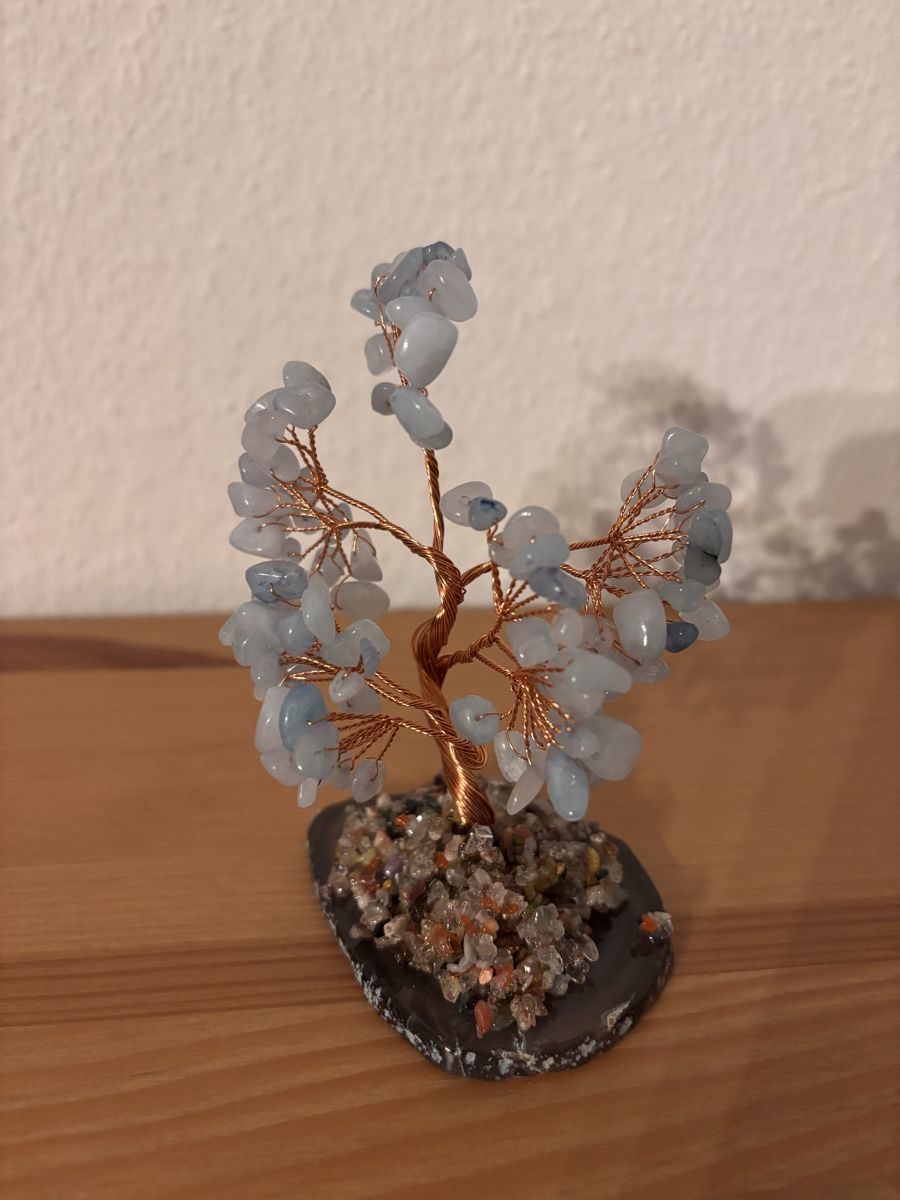 Tutte le decorazioni: EDELSTEIN BAUM - Mineralien Dekobaum – Nuovo (secondo la descrizione) da Arlesheim venduto da MR_M_B 1
