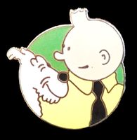 Hergé TINTIN - Pin Tintin et Milou Corner 205