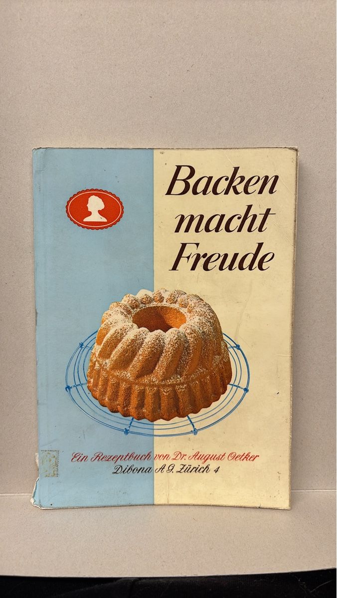 Bücher: Backbuch "Backfreude" von Dr. Oetker – Gebraucht aus Vordemwald von Youko