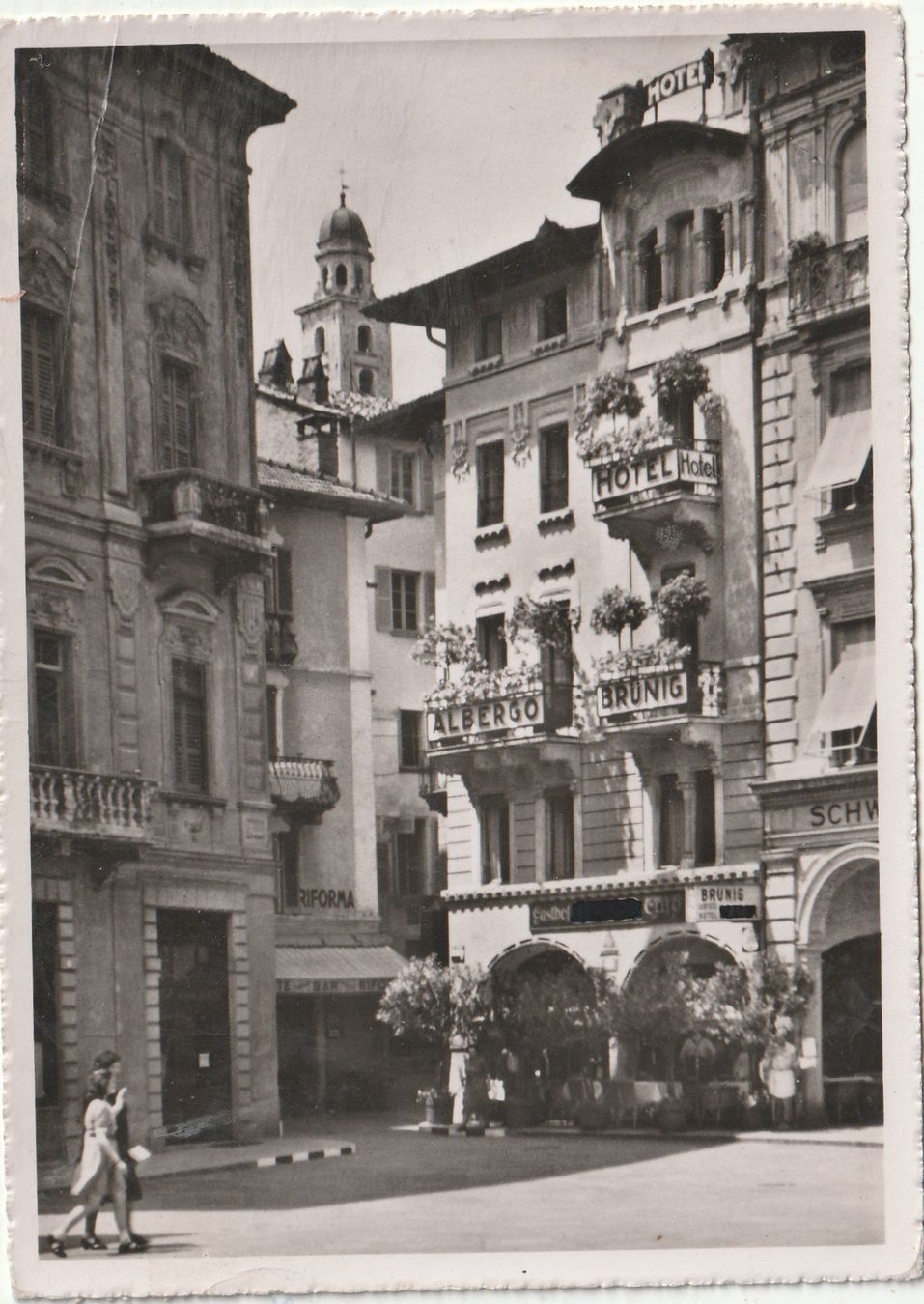 Cartes postales: Lugano  Teilansicht 1953 – D'occasion à Lumbrein par made02