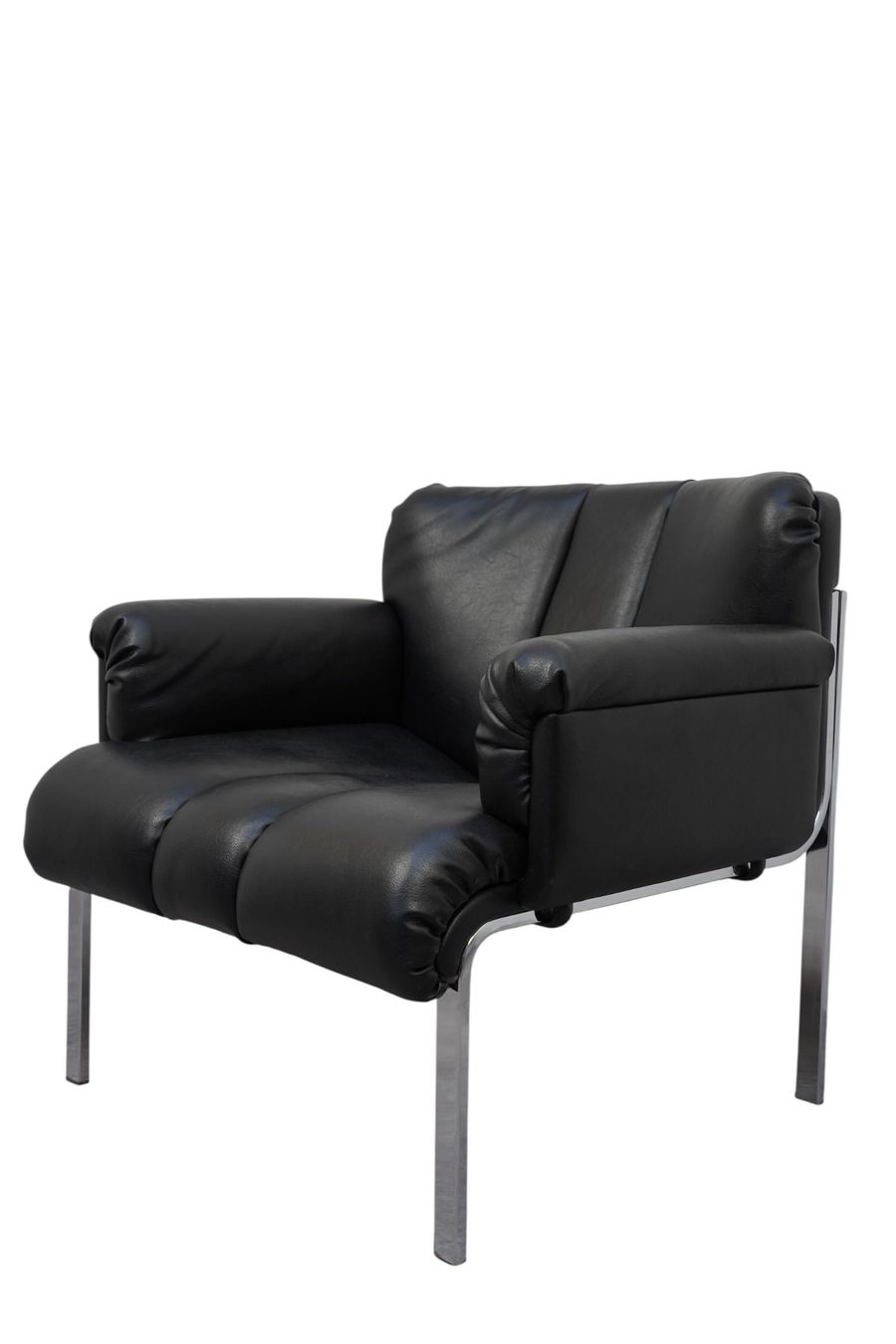 Eichenberger Poltrone: Fauteuil en cuir de Hans Eichenberger – Usato da Bulle venduto da ABELiAM 7