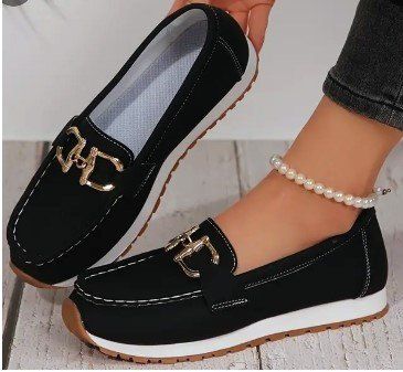 Damenschuhe: Mocassin en Daim noir pointure 40 – Neu (gemäss Beschreibung) aus Crans VS von est_8mbd 4