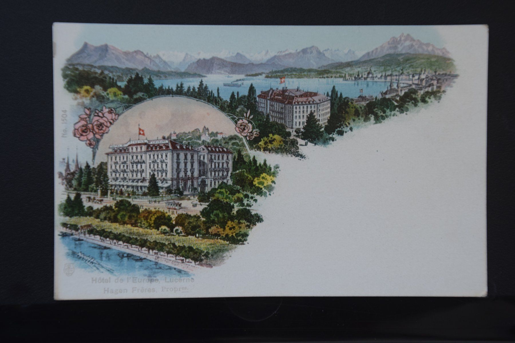 Ansichtskarten: AK Luzern, Hotel Europe – Gebraucht aus Luzern von CH2018