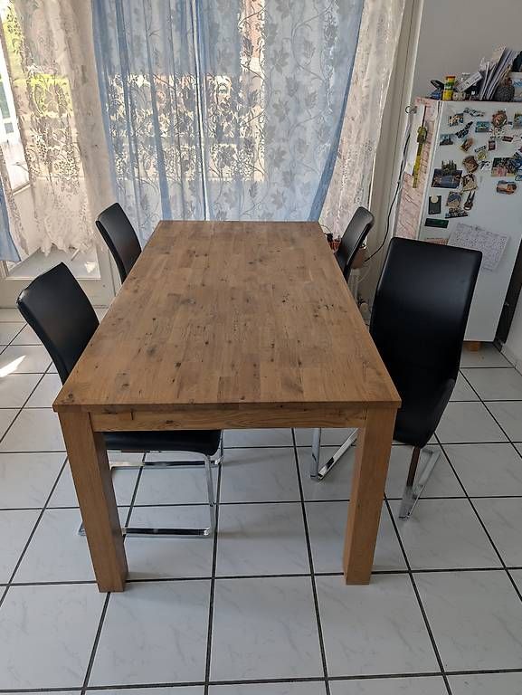 Tavoli: Wildeiche Holztisch massiv – Usato da wädenswil venduto da shan0801 4