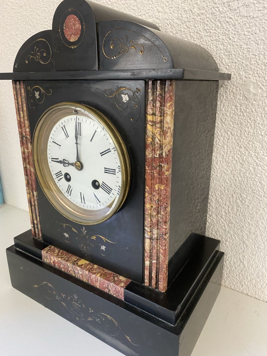 Orologi da terra & Orologi da parete: Napoleon-Kaminuhr Marmor – Usato da Adetswil venduto da rof01