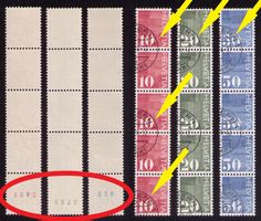 1970_483-485_ROLLENMARKEN_SERIE Fünferstreifen_rücks. Nr.!_O