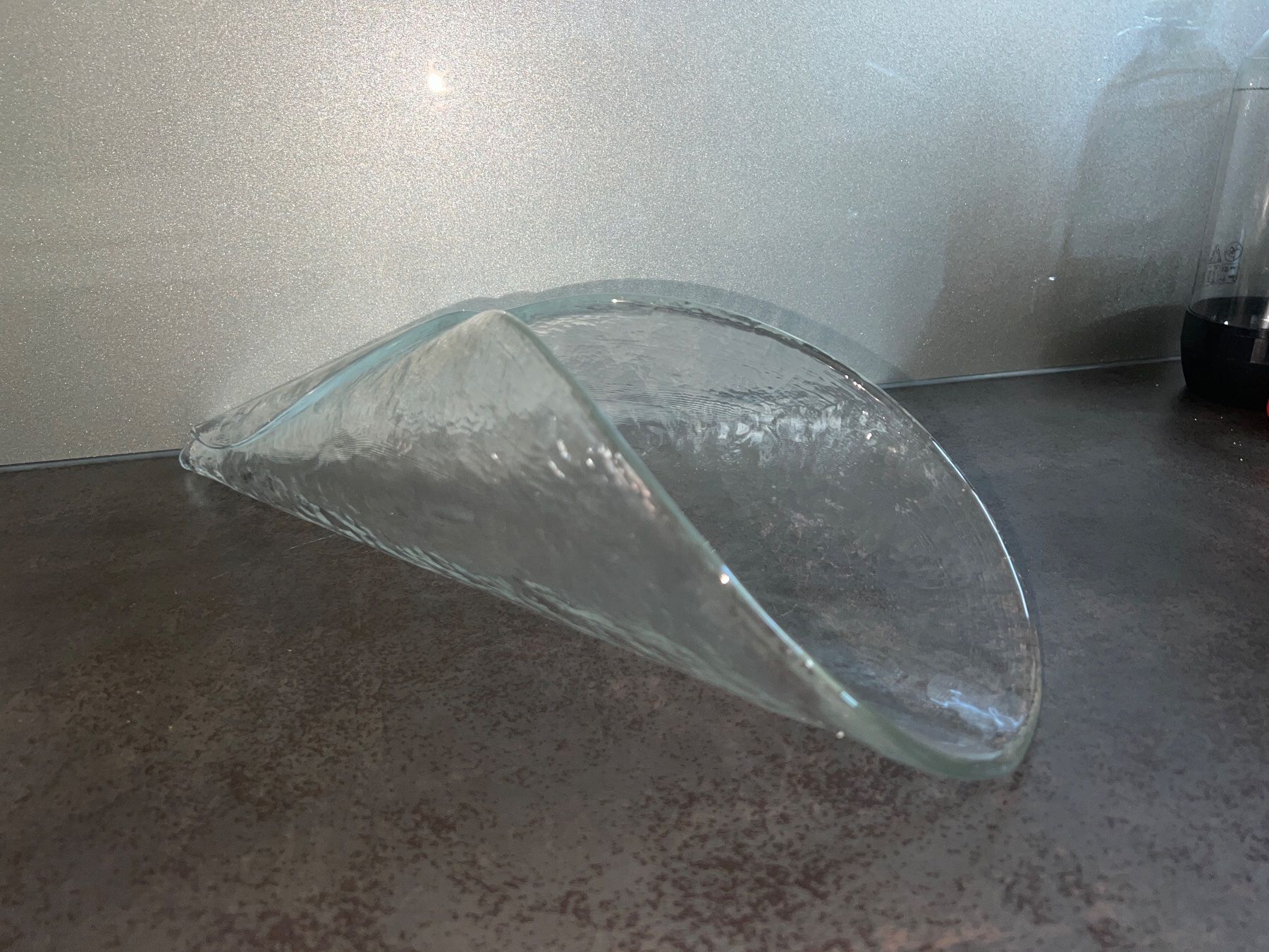 Glasi Hergiswil Gläser: Hergiswiler Glas Cornet, Glas Tüte gross – Gebraucht aus Dornach von
