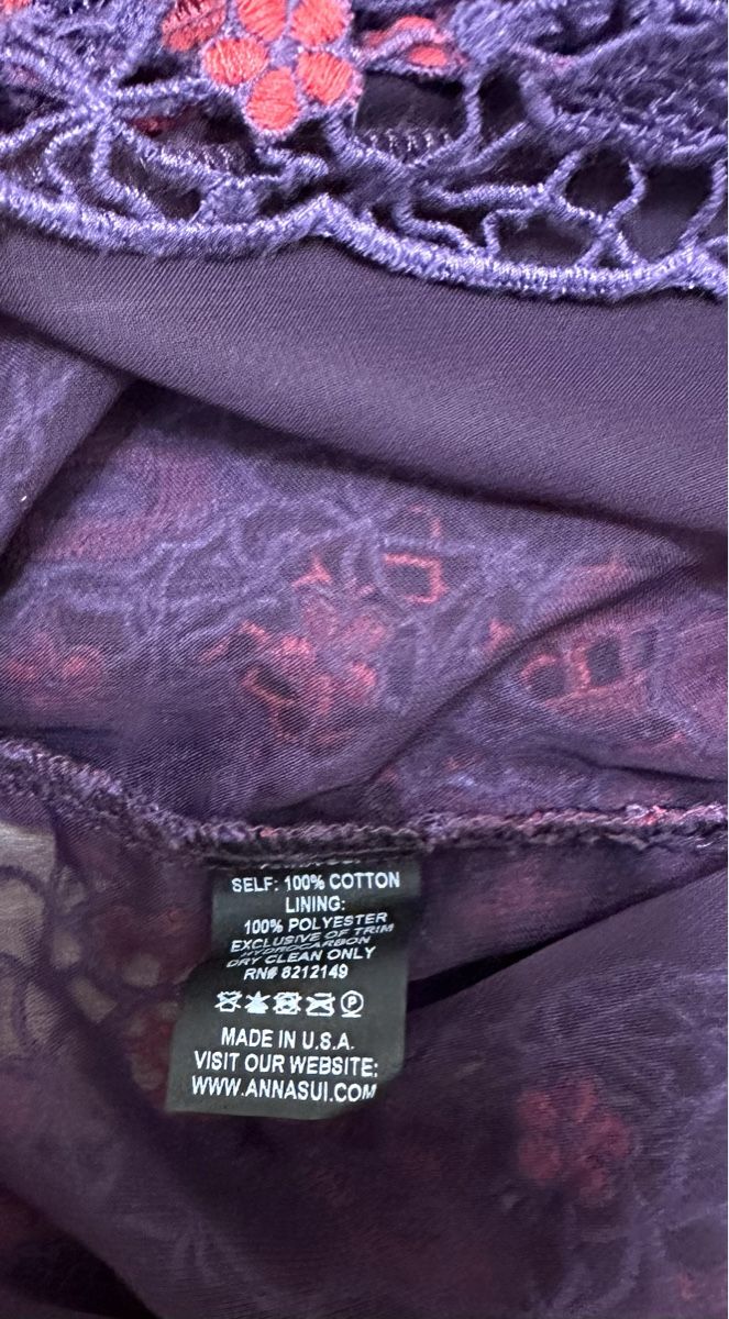 Blusen: ANNA SUI BLUSE GR. L – Neu (gemäss Beschreibung) aus Unteraegeri von MH203 9