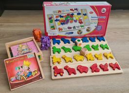 2 Spiele aus Holz