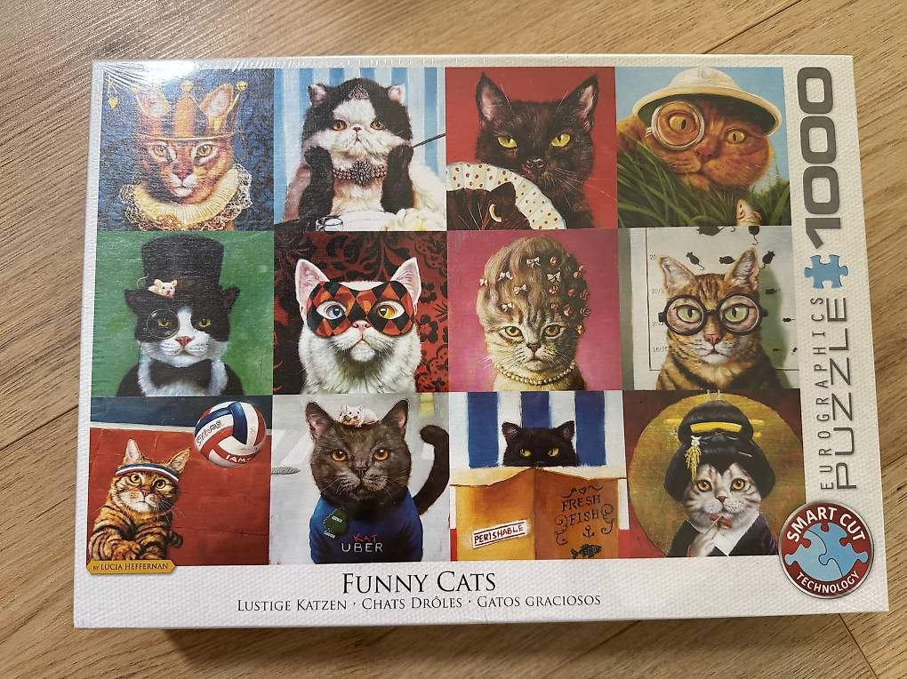 Puzzles: 1000 er Puzzle Katzen – Neuf avec emballage d'origine à Aadorf par mar_l5n2 1
