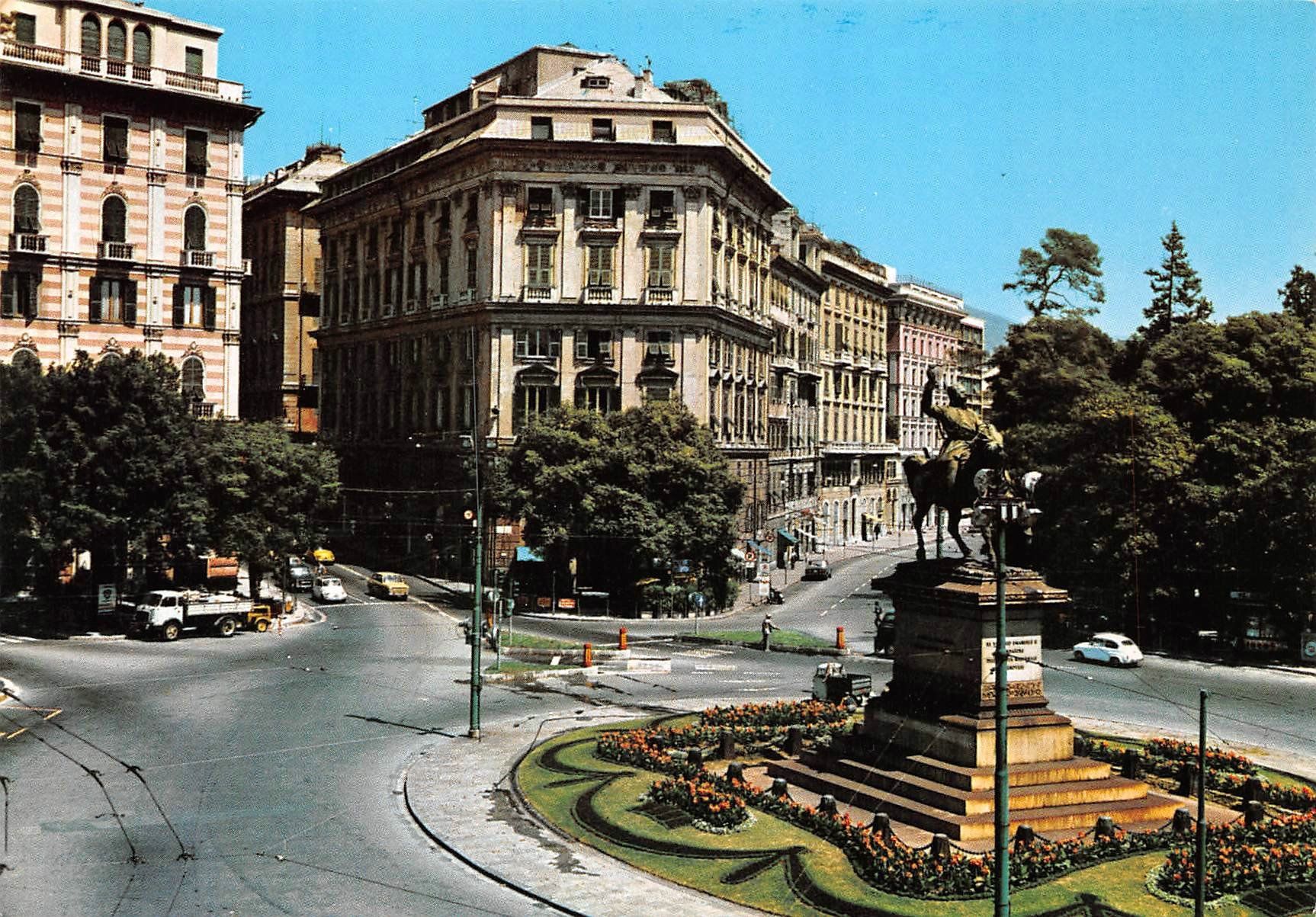 Cartoline postali: 3x Genua, Genova – Usato da Ottikon b.Kemptth. venduto da Neptun1974