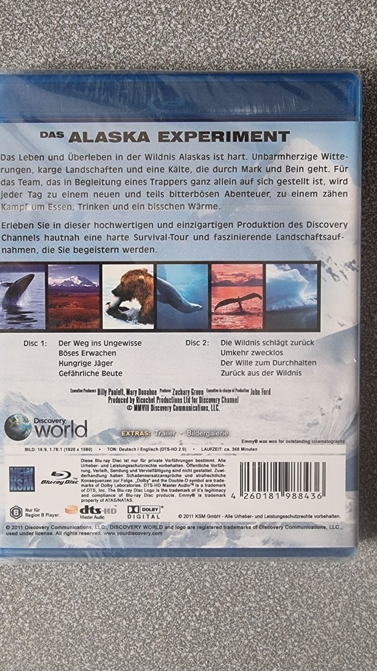 Tutti i DVDs: Blu Ray - Das Alaska Experiment - NEU – Nuovo e nell'imballaggio originale da Oetwil am See venduto da fineli2 1