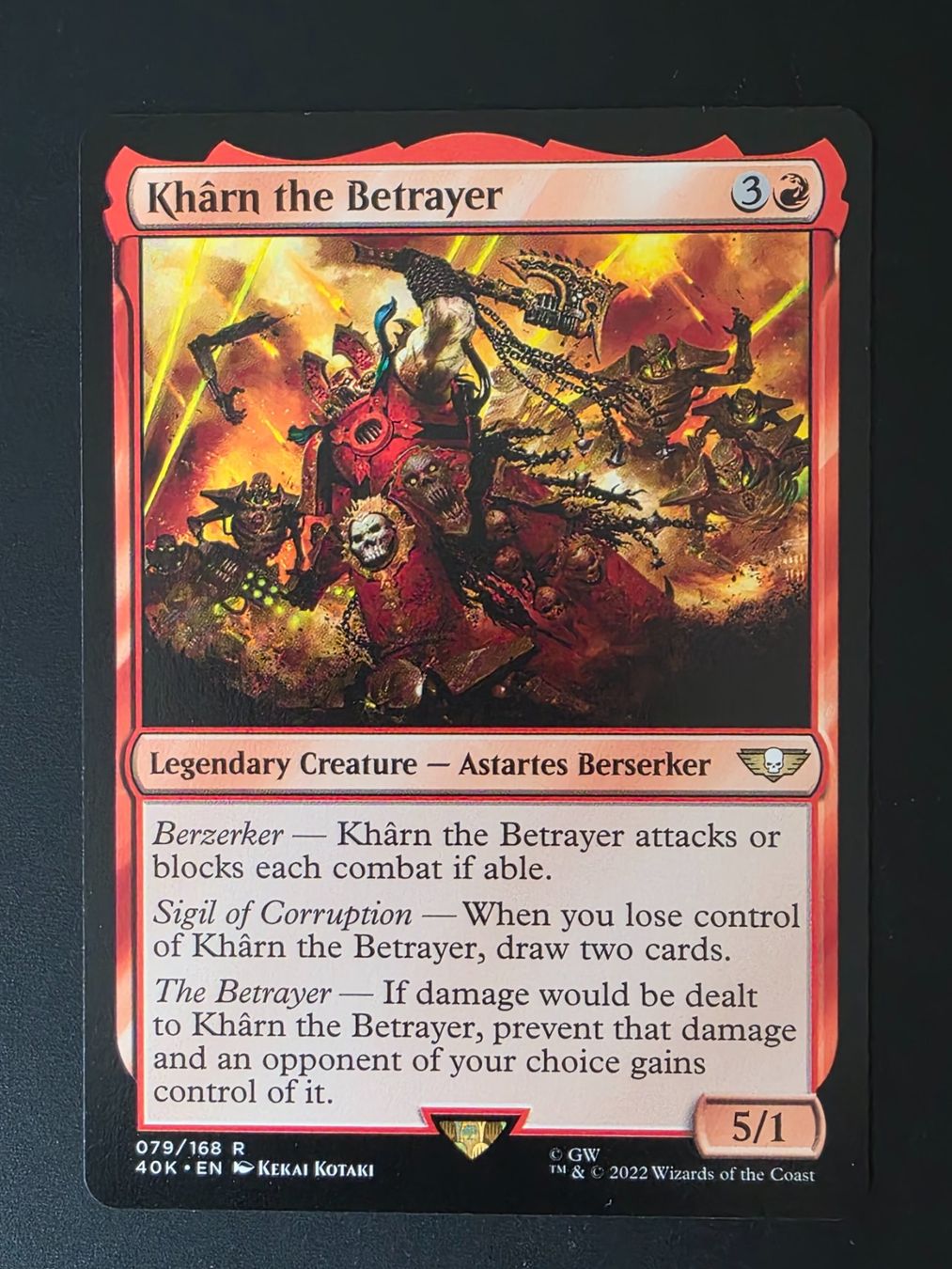 Magic The Gathering Carte collezionabili: Khârn the Betrayer - MTG – Usato da Zürich venduto da Semagets