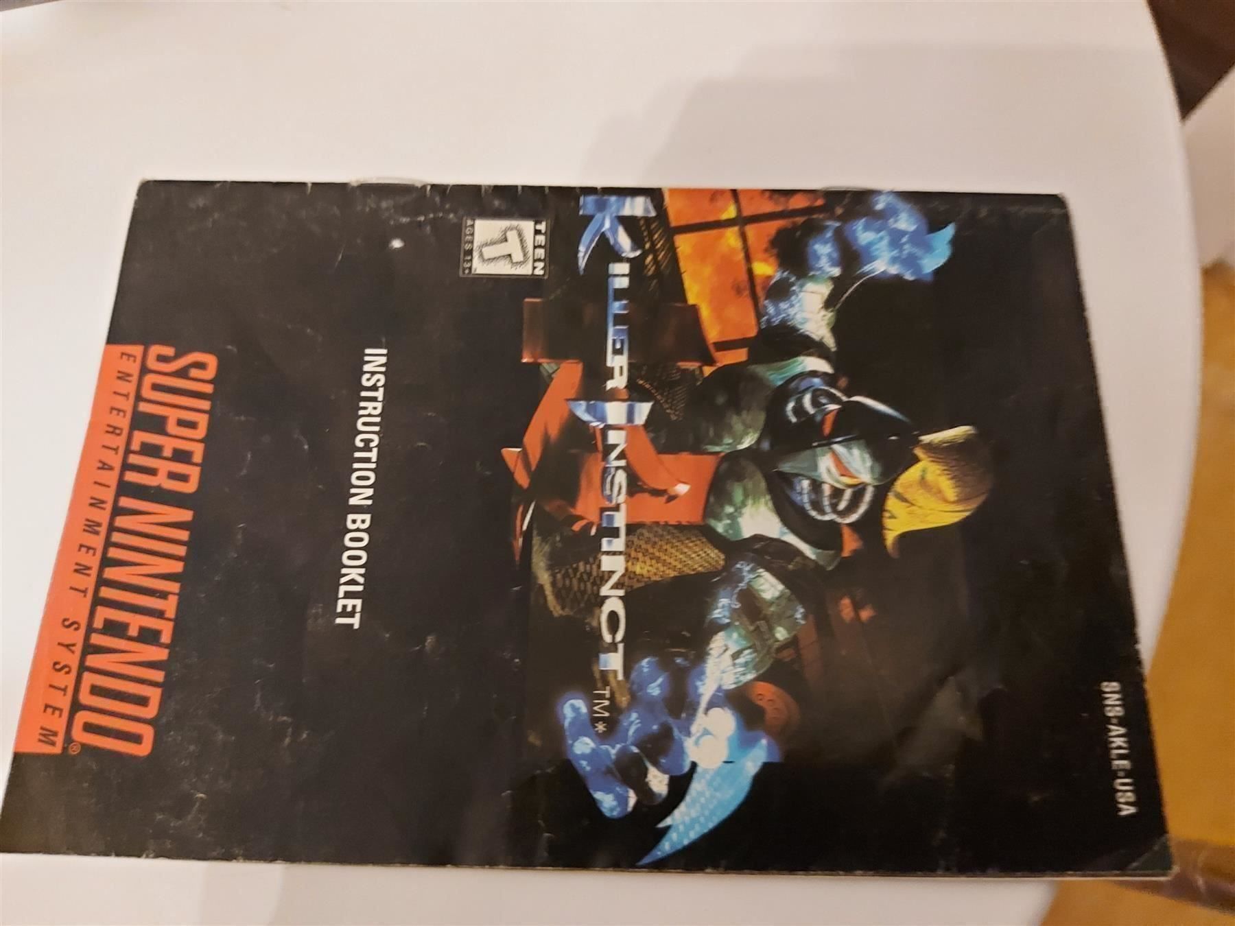 Giochi: Super Nintendo SNES Killer instinct  US – Usato da Aarau venduto da Kaesekuchen2000 4