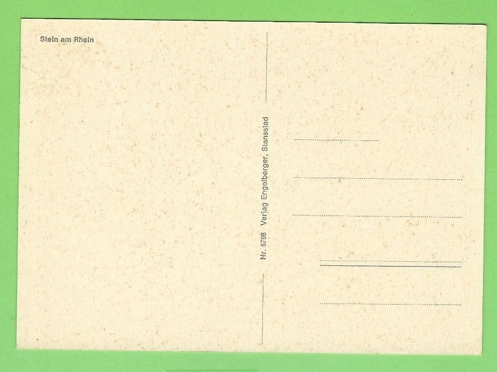 Cartoline postali: Stein am Rhein – Nuovo (secondo la descrizione) da Zürich venduto da t24_de 1